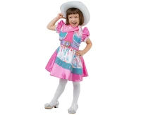 Role play-set for kids Elegant Cowgirl (dress, scarf, belt, hat), size 92/104 cm
